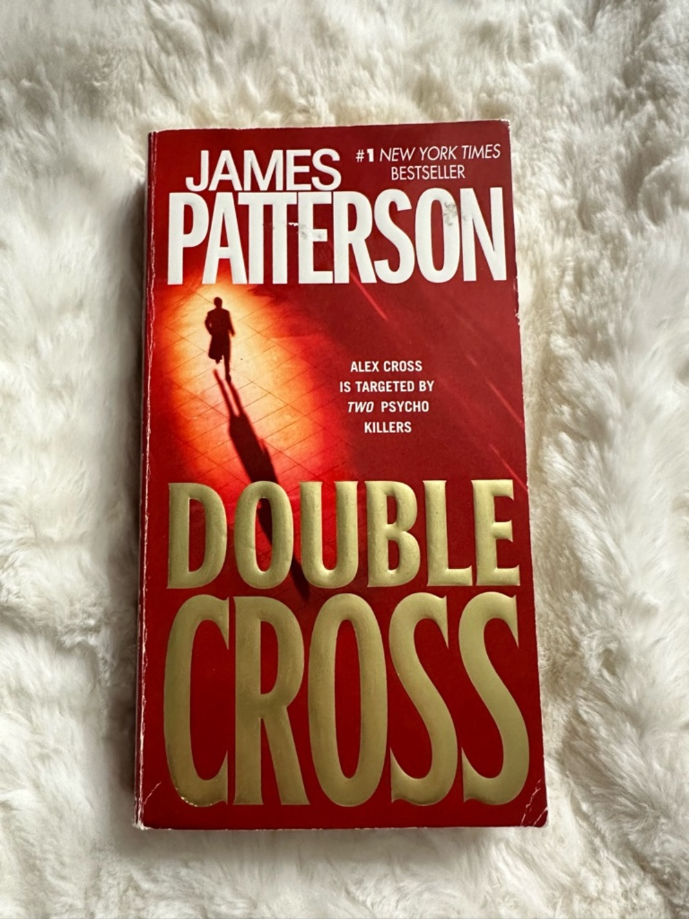 James Patterson "Double Cross" Paperback‎ - Red & Gold Cover